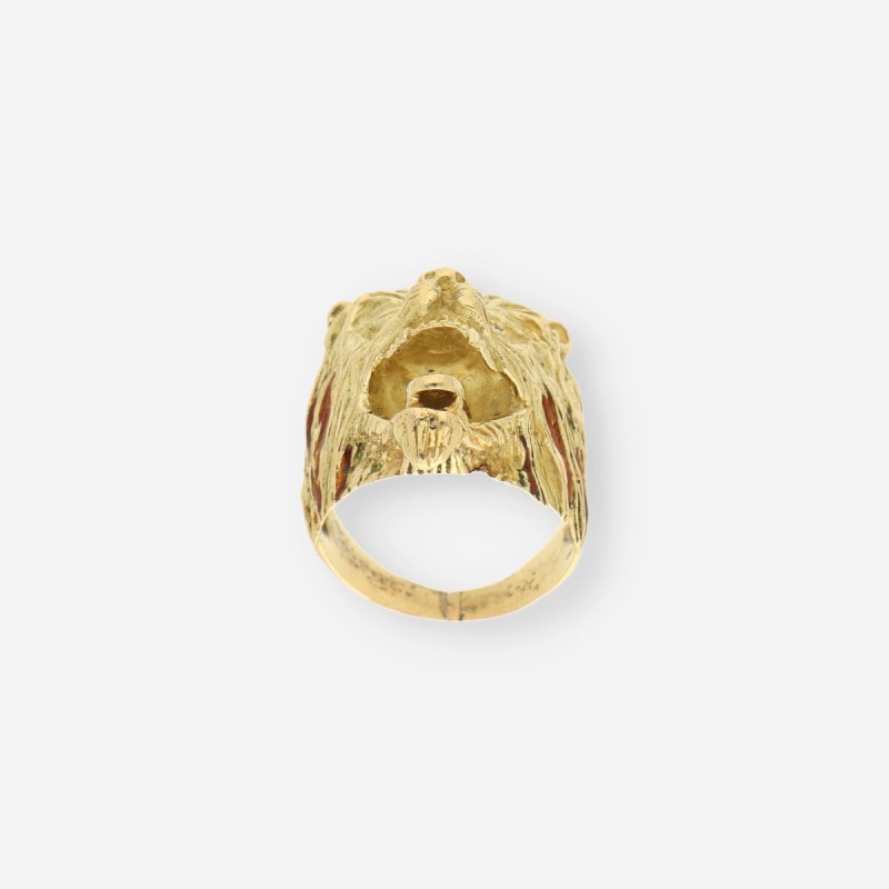 Anillo LeÃ³n oro