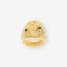 Anillo Indio oro zafiro y brillantes