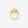 Anillo Indio oro zafiro y brillantes