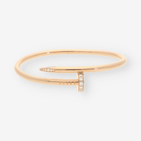 Pulsera Cartier Juste un Clou en oro rosa 18kt con caja y documento