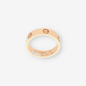 Anillo Cartier Love en oro rosa 18kt