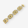 Pulsera Vintage zafiros y oro