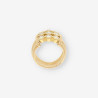 Anillo oro 9 brillantes