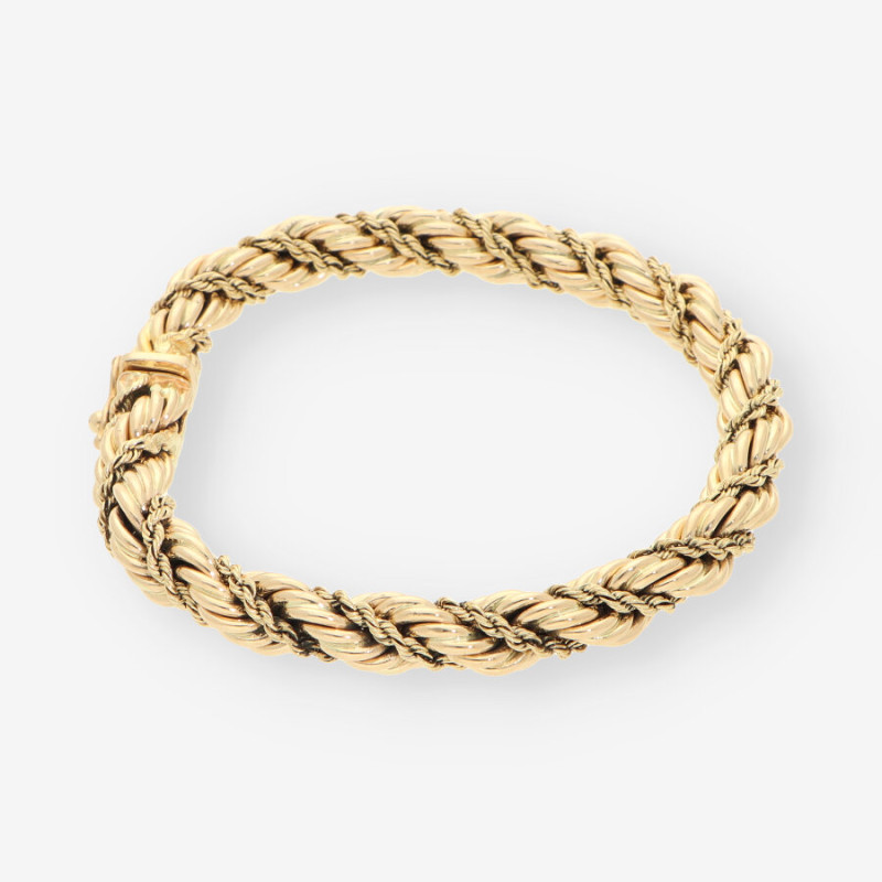 Pulsera TIFFANY cordon 14 kt.