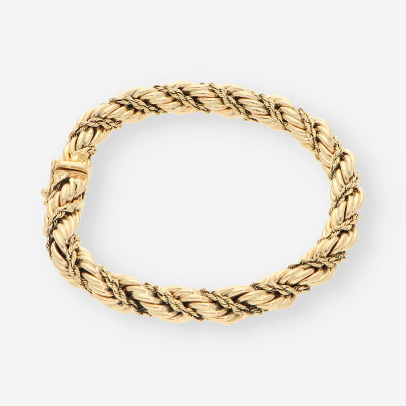 Pulsera TIFFANY cordon 14 kt.