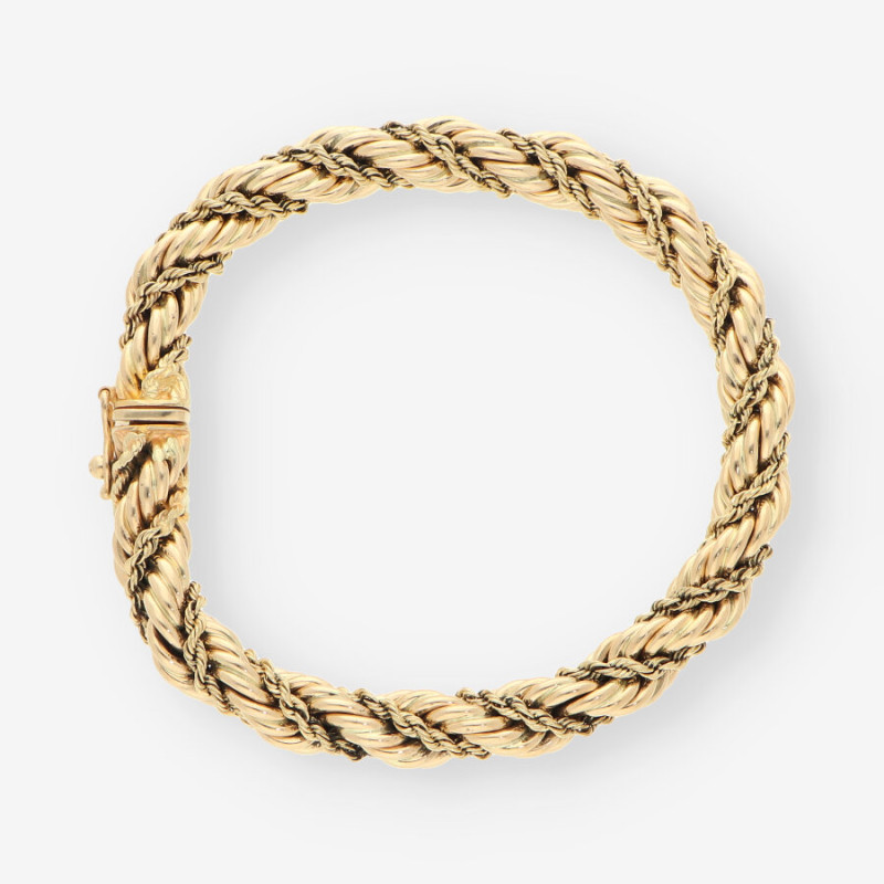 Pulsera TIFFANY cordon 14 kt.