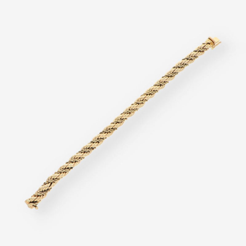 Pulsera TIFFANY cordon 14 kt.
