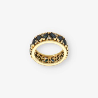 Anillo en oro 18kt con diamantes