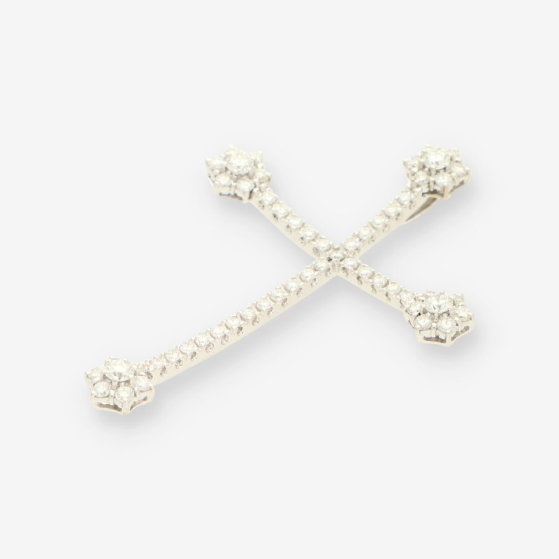 Cruz oro blanco y bri