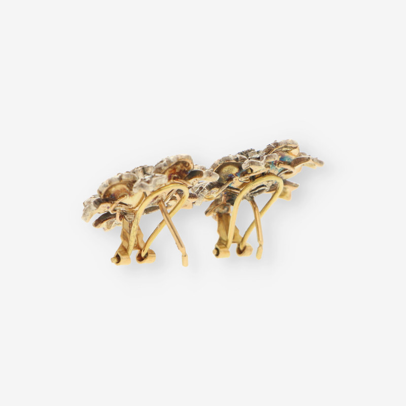 Pendientes Vintage oro y diamantes