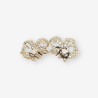 Pendientes isabelinos oro y bri