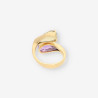Anillo oro y piedras de color