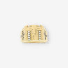 Anillo con cruz oro 