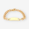 Pulsera no me olvides oro