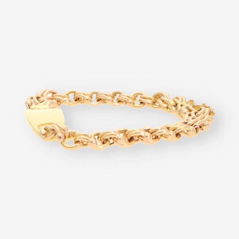 Pulsera no me olvides oro