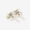 Pendientes oso oro blanco y bri TOUS