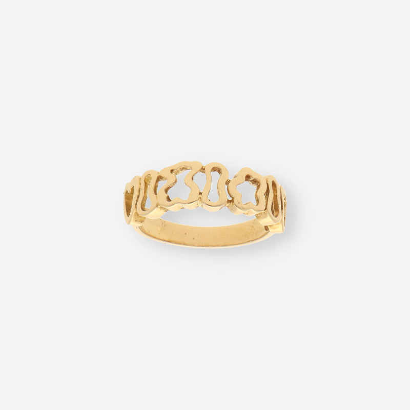 Anillo calado oro TOUS
