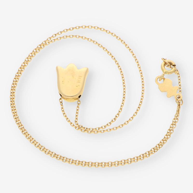 Gargantilla oro tulipan TOUS