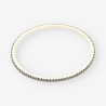 Pulsera oro bl. bri negro aprox. 2.95 Qt