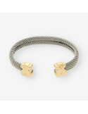 Pulsera acero y oro TOUS