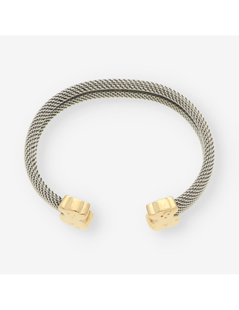Pulsera acero y oro TOUS