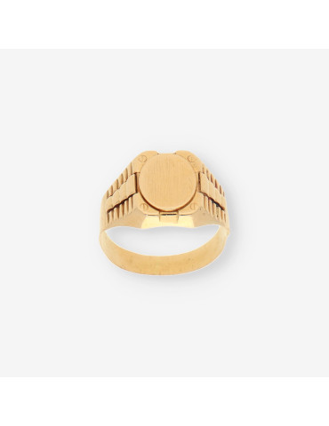 Anillo sello oro