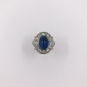 Anillo en oro bicolor 18kt con brillantes