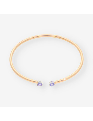 Esclava oro rosa p. lila TOUS