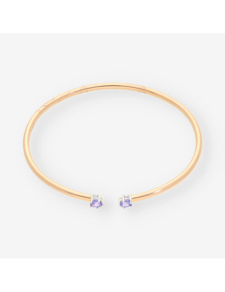 Esclava oro rosa p. lila TOUS