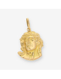 Colgante cara cristo oro