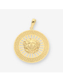 Colgante cara Versace oro