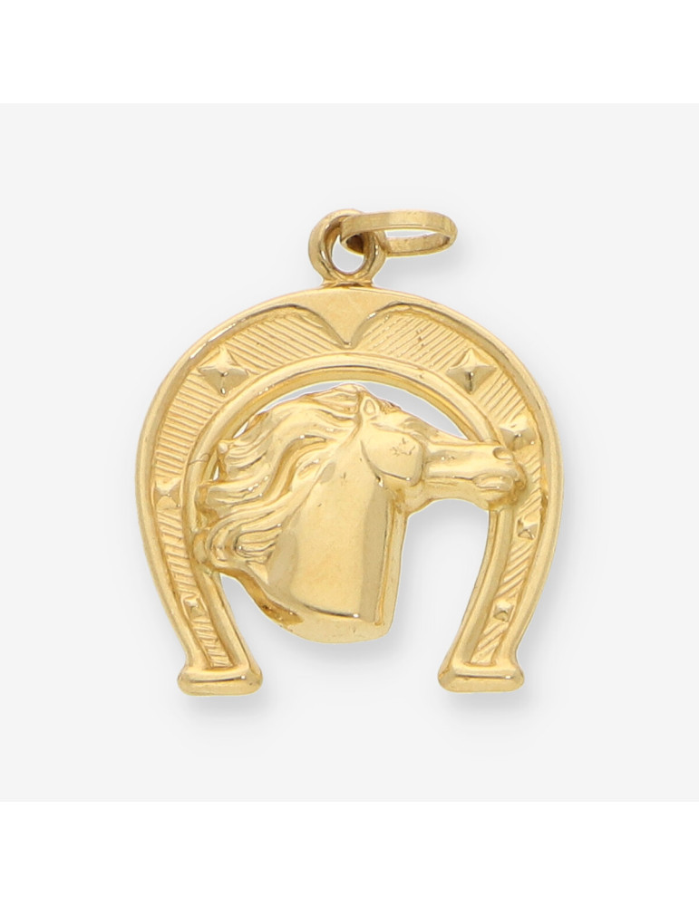 Colgante herradura oro