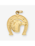 Colgante herradura oro