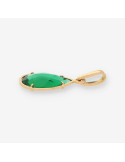 Colgante oro p. verde