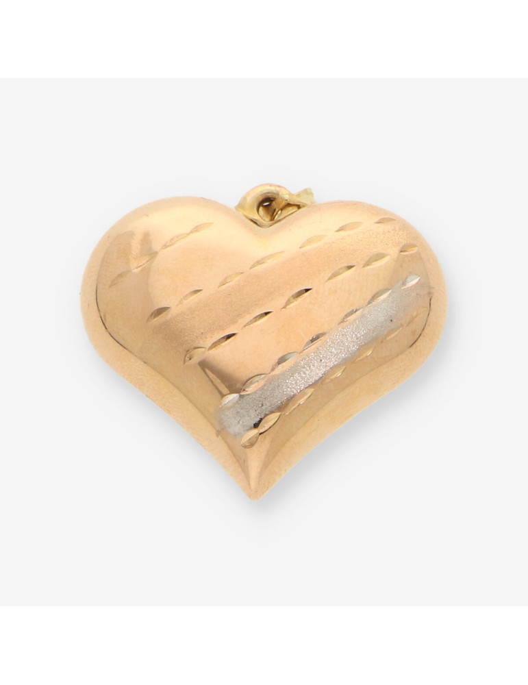 Colgante corazÃ³n oro