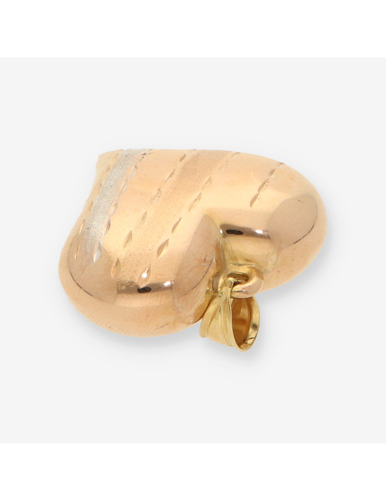 Colgante corazÃ³n oro