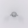 Anillo en oro blanco 18kt con brillante