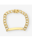 Pulsera no me olvides oro
