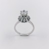 Anillo en oro blanco 18kt con brillante