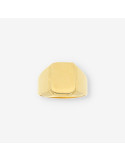 Anillo sello caballero oro