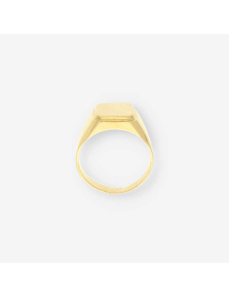 Anillo sello caballero oro