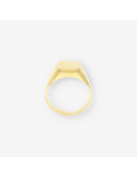 Anillo sello caballero oro