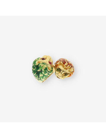 Anillo leones oro  J. ROCA
