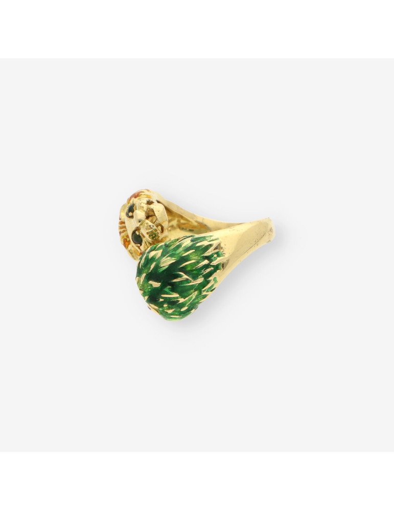Anillo leones oro  J. ROCA