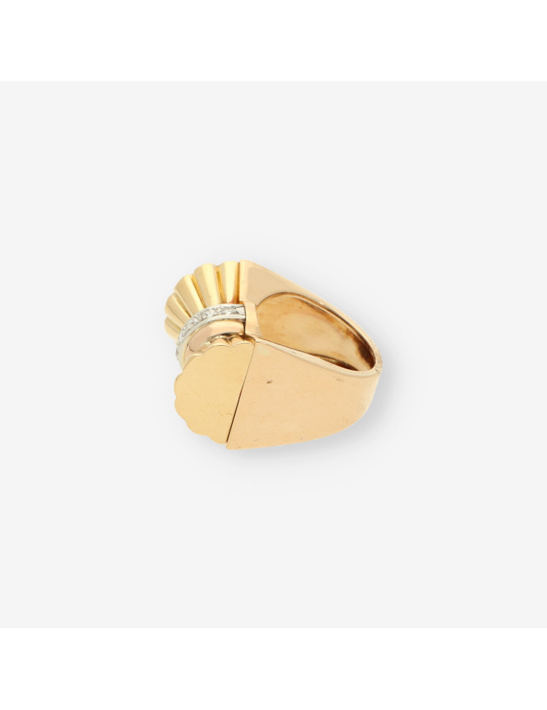 Anillo Vintage oro y diamantes