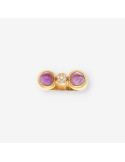 Anillo amatista oro y brillantes