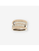 Anillo oro blanco y brillantes