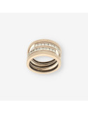 Anillo oro blanco y brillantes