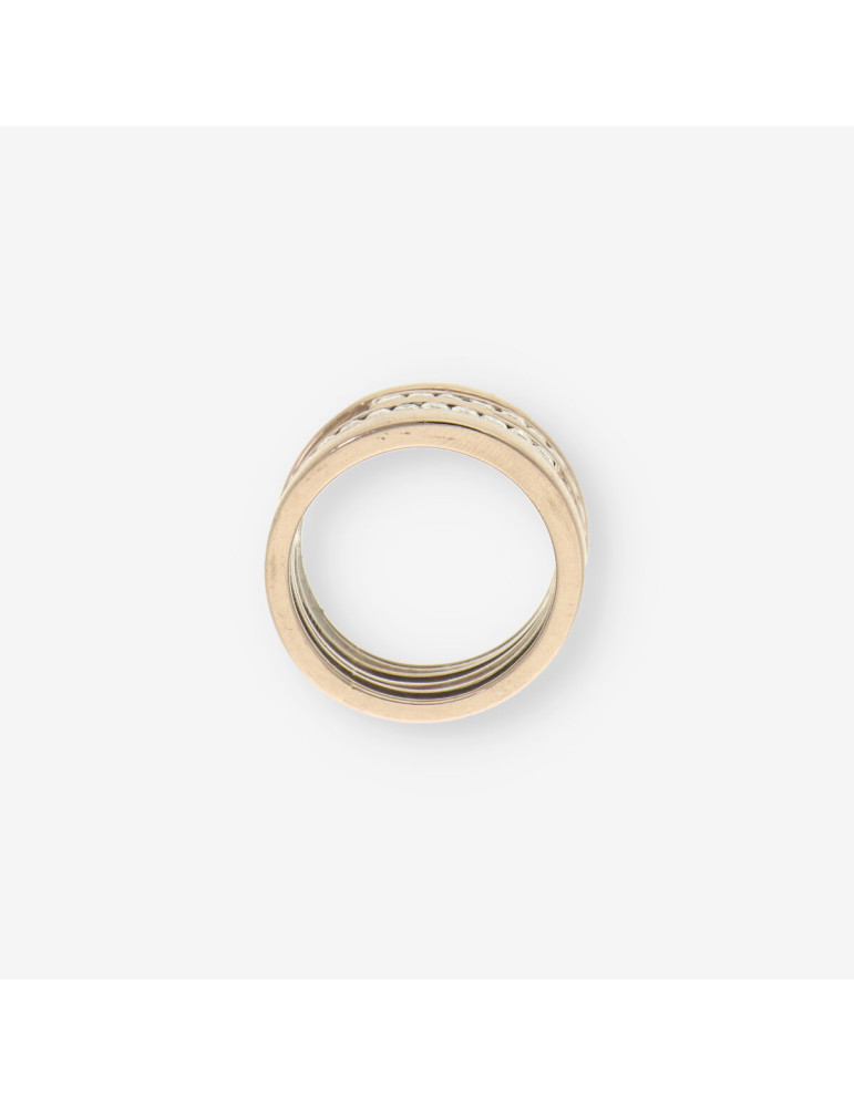 Anillo oro blanco y brillantes