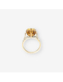 Anillo oro bl. p. marron